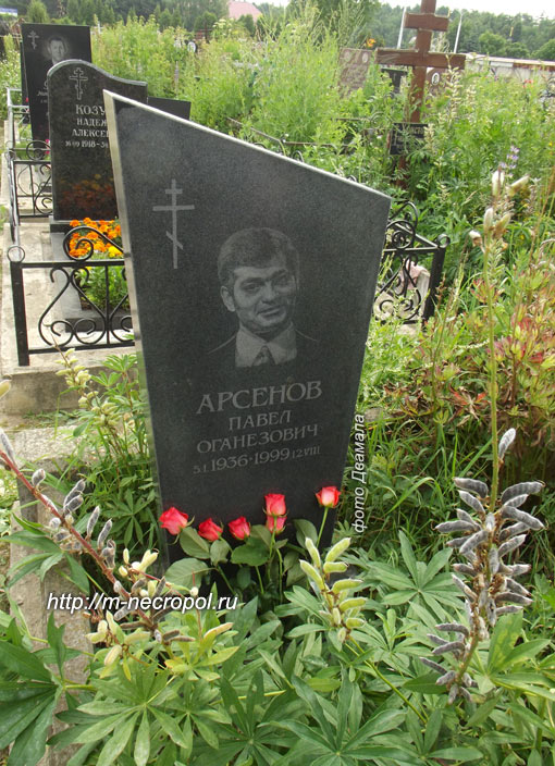 могила П.О. Арсенова, фото Двамала,  вар. 6.7.2013 г.