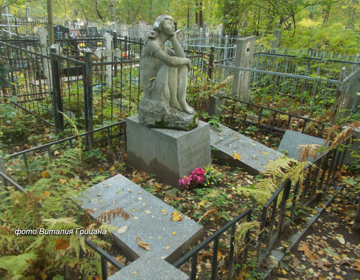 могила Виталия Бианки, фото Виталия Грицана