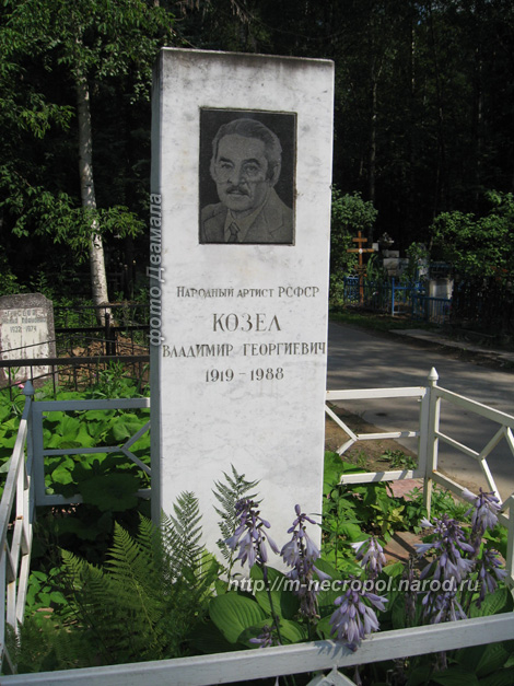 могила В. Козела, фото Двамала, вар. 2010 г.