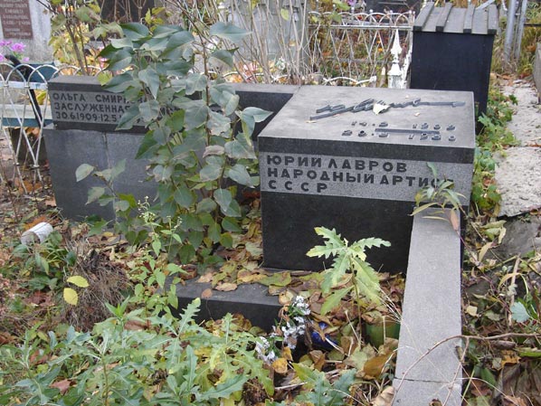 могила Ю.C. Лаврова, фото Михаила Кальницкого
