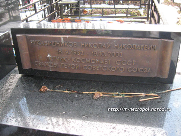 могила Н.Н. Рукавишникова, фото Двамала, 4.4.2009 г.