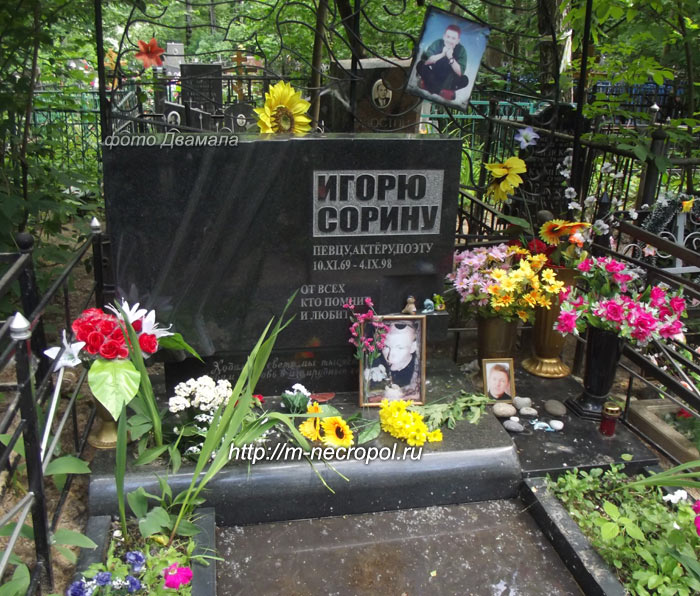 могила Игоря Сорина, фото Двамала, вариант 19.6.2013 г.