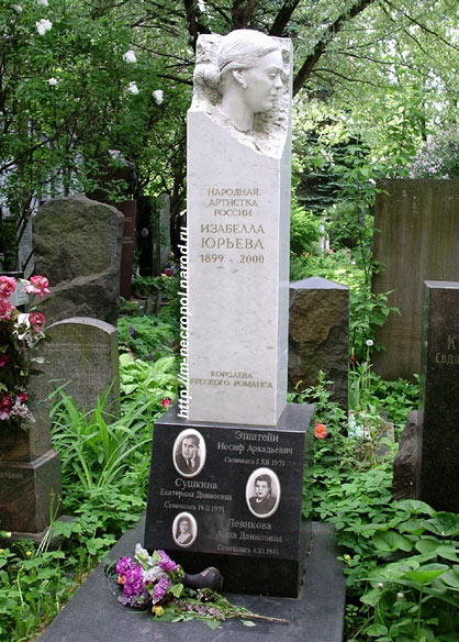 могила И. Юрьевой, фото Двамала, 2005 г.
